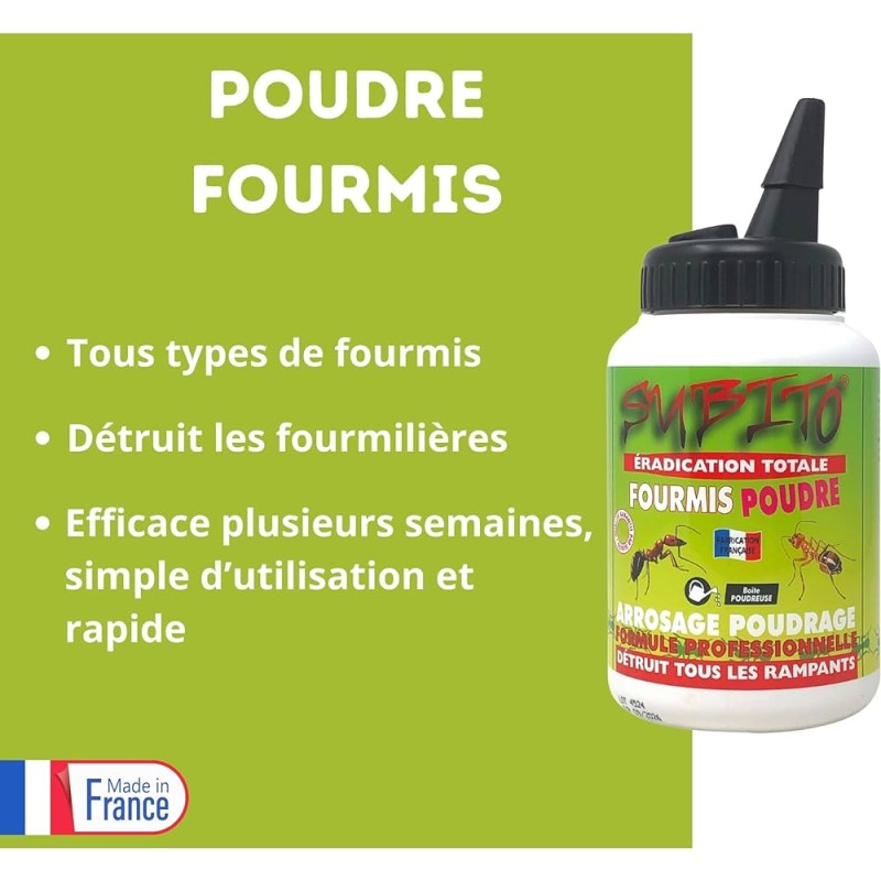 Poudrage arrosage fourmis 200g