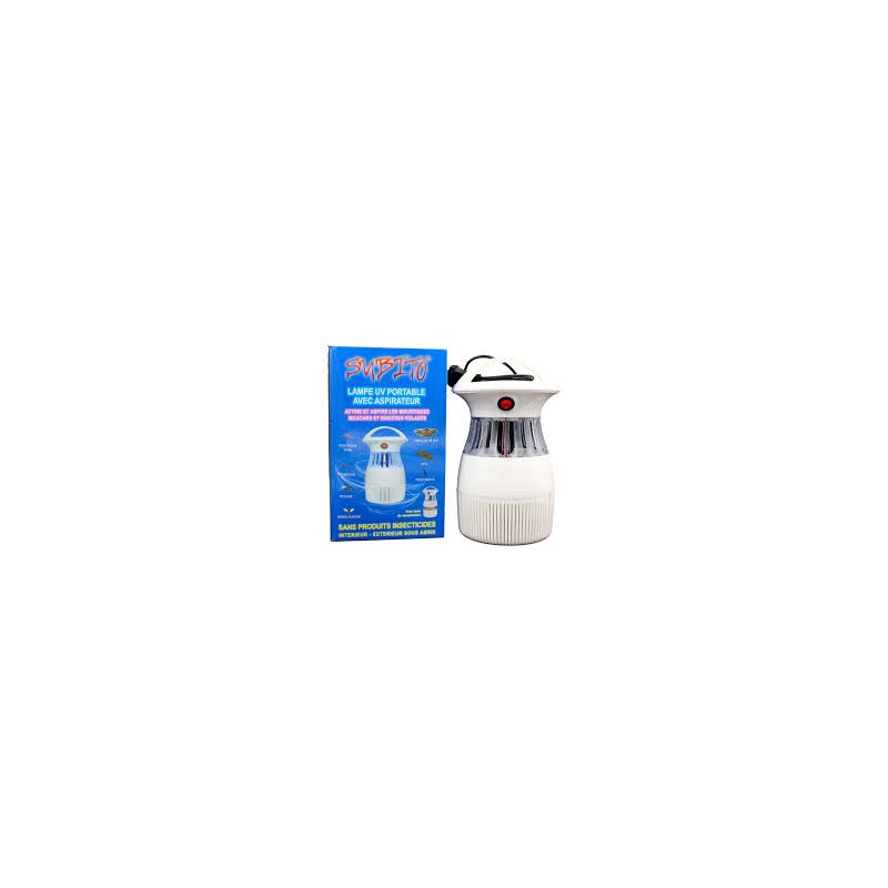 Lampe UV LED portable avec aspirateur moustiques et volants subito