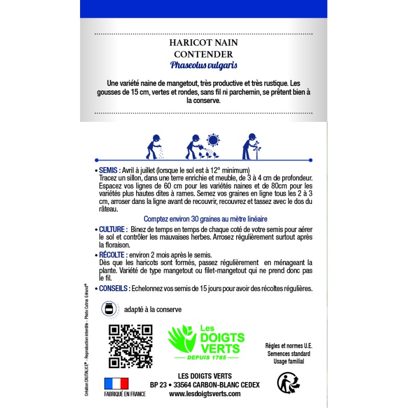 Haricot contender 500 g