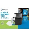 2 Pièges à moustiques tigre Anti-ponte Biogents
